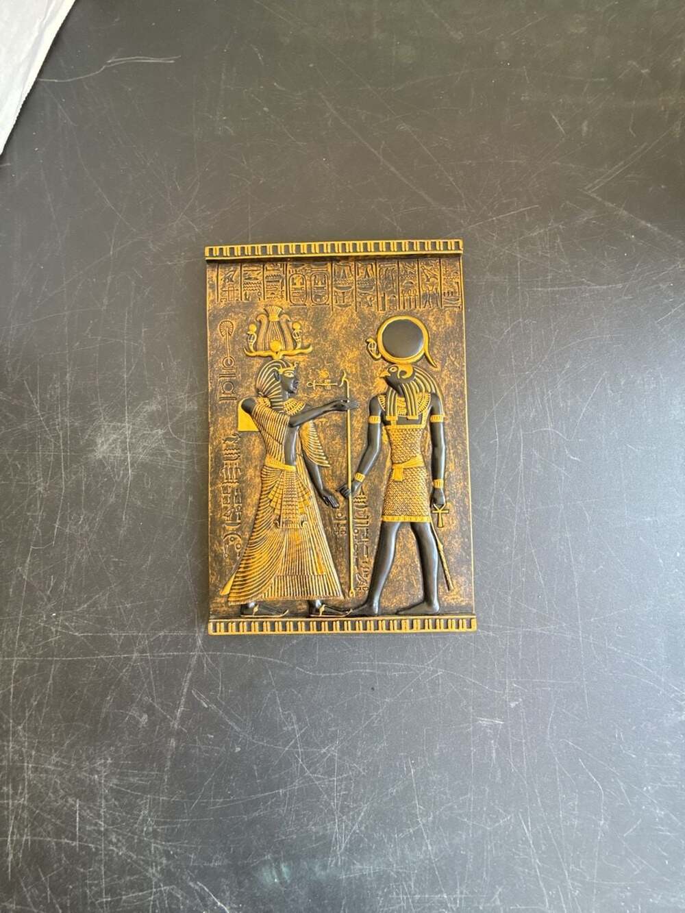 Veronese Design Merneptah and Ra Egyptian Valley of the Kings Wall Plaque